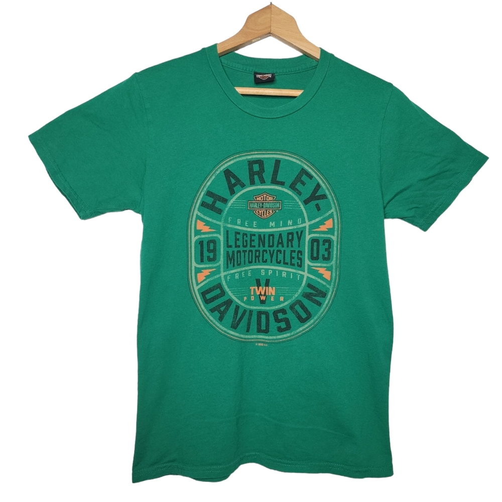 Harley Davidson Graphic T Shirt - Men's Small